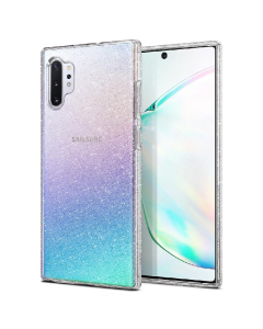 Чехол-капсула Spigen для Galaxy Note 10 Plus - Liquid Crystal Glitter - Кристальный кварц - 627CS27328