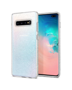 Чехол-капсула Spigen для Galaxy S10 Plus - Liquid Crystal Glitter - Прозрачный кварц - 606CS25762