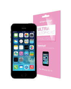 Защитная пленка Spigen для iPhone SE / 5s / 5c / 5 - Steinheil - Ultra Oleophobic - SGP08198