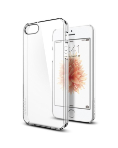 Чехол-накладка Spigen для iPhone SE / 5s / 5 - Thin Fit - Кристально-прозрачный - 041CS20246