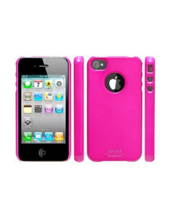 Чехол-накладка Spigen для iPhone 4s / 4 - Ultra Thin Air Vivid - Ярко-розовый - SGP08381