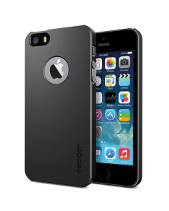 Накладка Spigen для iPhone SE / 5s / 5 - Ultra Thin Air A - Черный - SGP10499