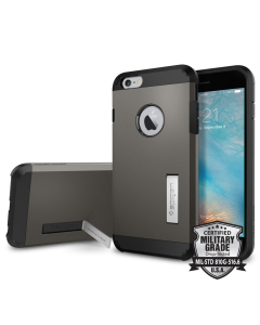 Защищенный чехол Spigen для iPhone 6s Plus / 6 Plus - Tough Armor - Темно-серый - SGP11658
