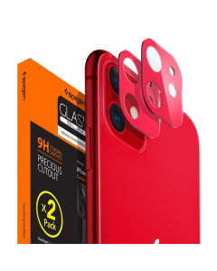 Защитное стекло для камеры Spigen для iPhone 11 - Full Cover Camera Lens - Красный - AGL00511 - 2 шт