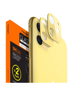 Защитное стекло для камеры Spigen для iPhone 11 - Full Cover Camera Lens - Желтый - AGL00509 - 2 шт