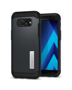 Защитный чехол Spigen для Galaxy A5 (2017) - Slim Armor - Синевато-серый - 573CS21359