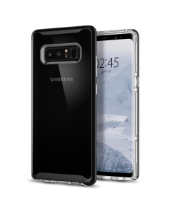 Прозрачный чехол Spigen для Galaxy Note 8 - Neo Hybrid Crystal - Черный - 587CS22091