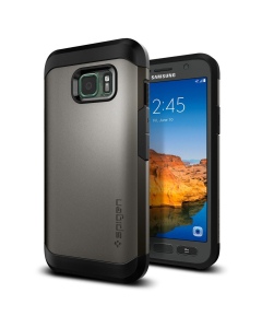 Защитный чехол Spigen для Galaxy S7 Active - Tough Armor - Темно-серый - 561CS20371
