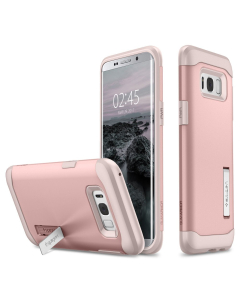 Защитный чехол Spigen для Galaxy S8 Plus - Slim Armor - Розовое золото - 571CS21439