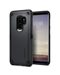 Защитный чехол Spigen для Galaxy S9 Plus - Hybrid Armor - Серый Графит - 593CS22931