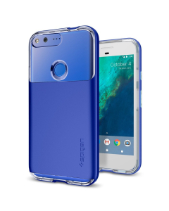 Прозрачный чехол Spigen для Google Pixel XL - Neo Hybrid Crystal - Синий - F15CS20908