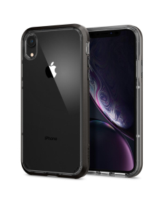 Прозрачный чехол Spigen для iPhone XR - Neo Hybrid Crystal - Темно-серый - 064CS24884