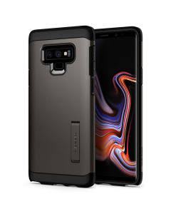 Ударопрочный чехол Spigen для Galaxy Note 9 - Tough Armor - Темно-серый - 599CS24576