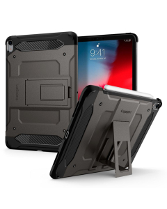 Ударопрочный чехол Spigen для iPad Pro 12.9 (2018) - Tough Armor TECH - Серый - 068CS25204