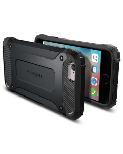 Ударопрочный чехол Spigen для iPhone 6s / 6 - Tough Armor Tech - Синевато-серый - SGP11743