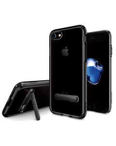 Гибридный чехол с подставкой Spigen для iPhone SE (2022/2020)/8/7 - Ultra Hybrid S - Прозрачный-космо - 042CS20839
