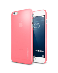 Оригинальный чехол Spigen для iPhone 6s Plus / 6 Plus - Air Skin - Ярко-розовый - SGP11160