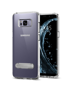 Гибридный чехол-подставка Spigen для Galaxy S8 Plus - Ultra Hybrid S - Кристально-прозрачный - 571CS21686