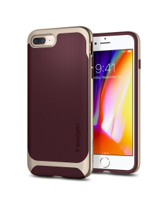 Чехол Spigen для iPhone 7 Plus / 8 Plus - Neo Hybrid Herringbone - Бордовый - 055CS22228