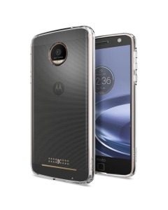 Чехол-гибрид Spigen для Motorola Moto Z Force Droid - Ultra Hybrid - Прозрачный - M05CS20638