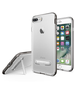 Чехол с подставкой Spigen для iPhone 7 Plus / 8 Plus - Crystal Hybrid - Темно-серый - 043CS20508
