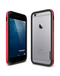 Премиум бампер Spigen для iPhone 6s / 6 - Neo Hybrid EX Metal - Красный - SGP11189