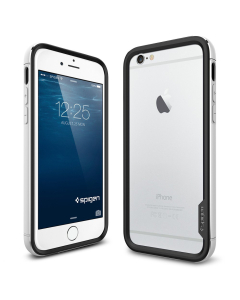 Премиум бампер Spigen для iPhone 6s / 6 - Neo Hybrid EX Metal - Серебристый - SGP11186