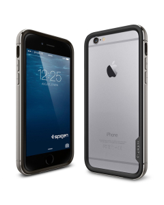 Премиум бампер Spigen для iPhone 6s / 6 - Neo Hybrid EX Metal - Серый - SGP11190