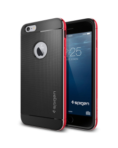 Премиум чехол Spigen для iPhone 6s Plus / 6 Plus - Neo Hybrid Metal - Красный - SGP11073