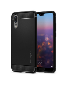 Прочный чехол Spigen для Huawei P20 - Rugged Armor - Черный - L21CS23080
