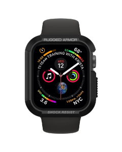 Чехол Spigen для Apple Watch (41/40 mm) - Rugged Armor - Черный - 061CS24480