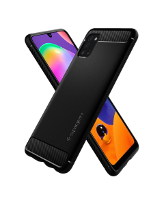 Прочный чехол Spigen для Galaxy A31 - Rugged Armor - Черный матовый - ACS00878