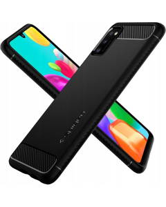 Прочный чехол Spigen для Galaxy A41 - Rugged Armor - Черный матовый - ACS00875