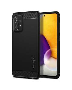 Прочный чехол Spigen для Galaxy A72 - Rugged Armor - Черный - ACS02324