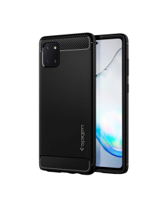 Прочный чехол Spigen для Galaxy Note 10 Lite - Rugged Armor - Черный - ACS00677