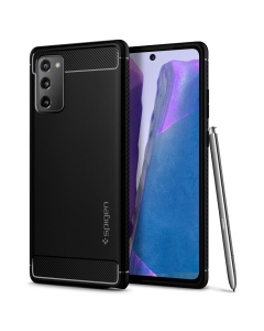 Прочный чехол Spigen для Galaxy Note 20 - Rugged Armor - Черный - ACS01417