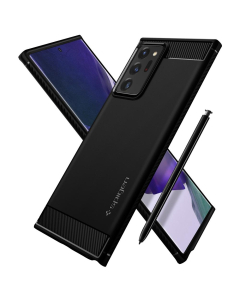 Прочный чехол Spigen для Galaxy Note 20 Ultra - Rugged Armor - Черный - ACS01391
