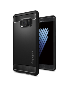Прочный чехол Spigen для Galaxy Note 7 - Rugged Armor - Черный - 562CS20403