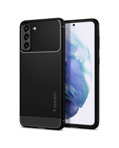Прочный чехол Spigen для Galaxy S21 Plus - Rugged Armor - Черный матовый - ACS02385