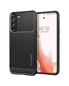 Прочный чехол Spigen для Galaxy S22 - Rugged Armor - Черный - ACS03986