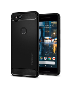 Прочный чехол Spigen для Google Pixel 2 - Rugged Armor - Черный - F16CS22271