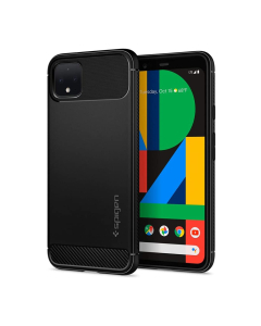 Прочный чехол Spigen для Google Pixel 4 - Rugged Armor - Матово-черный - F26CS27575