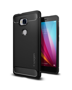 Прочный чехол Spigen для Huawei Honor 5X - Rugged Armor - Черный - L03CS20292