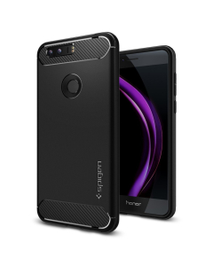Прочный чехол Spigen для Huawei Honor 8 - Rugged Armor - Черный - L09CS20884