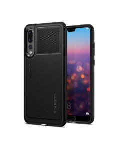 Прочный чехол Spigen для Huawei P20 Pro - Marked Armor - Черный - L23CS24400
