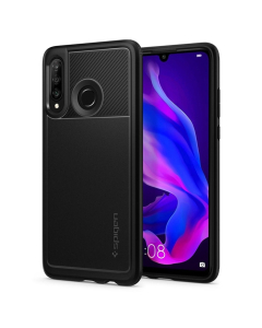 Прочный чехол Spigen для Huawei P30 Lite / Nova 4e - Rugged Armor - Черный - L39CS25739