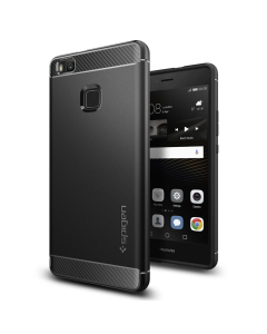 Прочный чехол Spigen для Huawei P9 Lite - Rugged Armor - Черный - L05CS20299