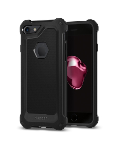 Прочный чехол Spigen для iPhone SE (2022/2020)/8/7 - Rugged Armor Extra - Черный - 042CS21491