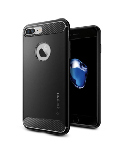 Прочный чехол Spigen для iPhone 7 Plus / 8 Plus - Rugged Armor - Черный - 043CS20485