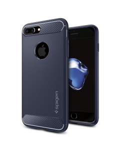 Прочный чехол Spigen для iPhone 7 Plus / 8 Plus - Rugged Armor - Темно-синий - 043CS21190